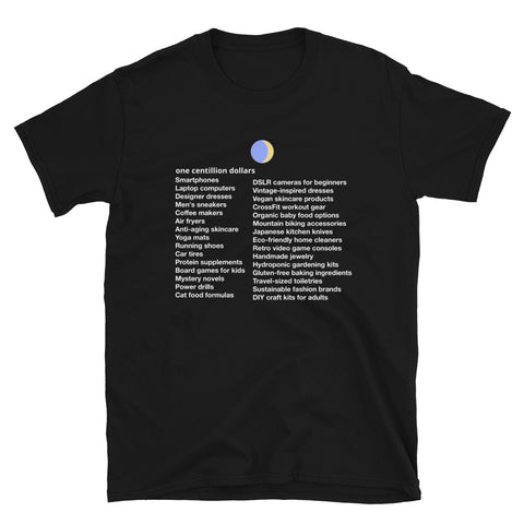 Organic Eco Friendly Essentials List Graphic T-shirt